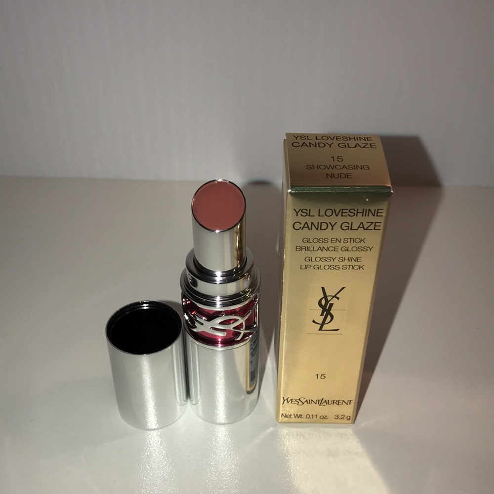 YSL Loveshine Candy Glaze in Showcasing Nude (15), NEW